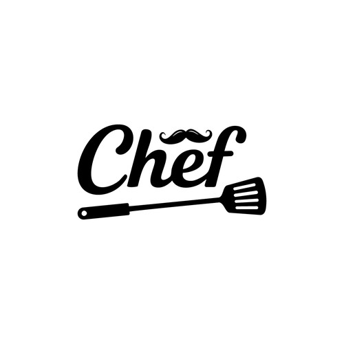 "CHEF": Food & Cooking Social Media Logo Design by Rainbow@sky