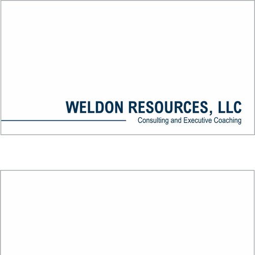 Create the next business card for WELDON  RESOURCES, LLC Design von Kipster Design