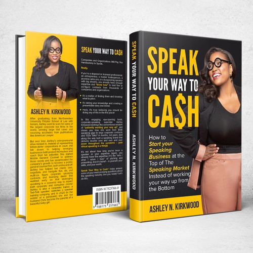 Design Speak Your Way To Cash Book Cover Réalisé par SafeerAhmed