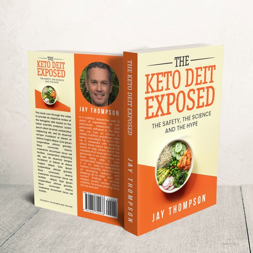 Create a cover for a book titled “The Keto Diet Exposed” Design by Zahari Studio