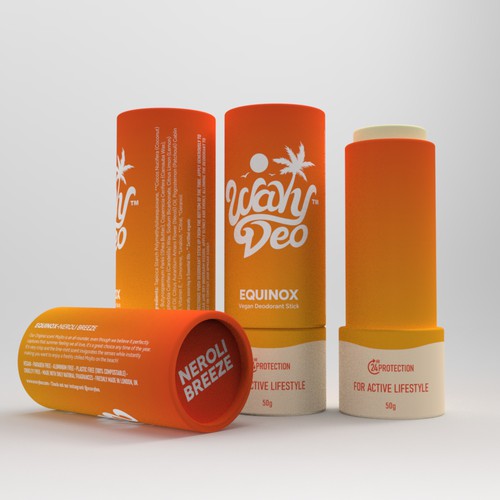 Design creative product packaging for an up and coming deodorant brand! Design by baugaus