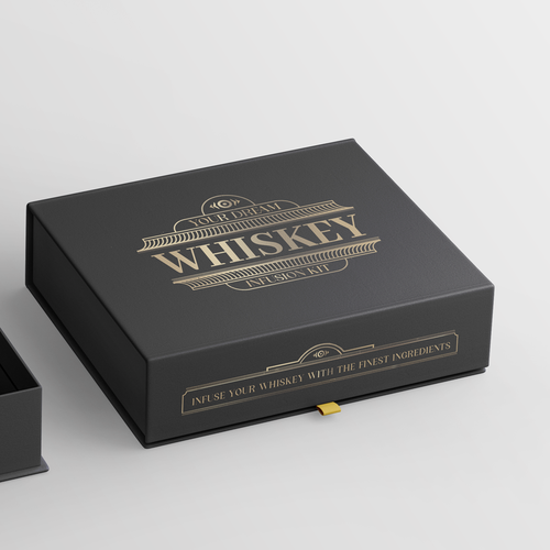 Design my DIY Whiskey Kit Box Design by furiae