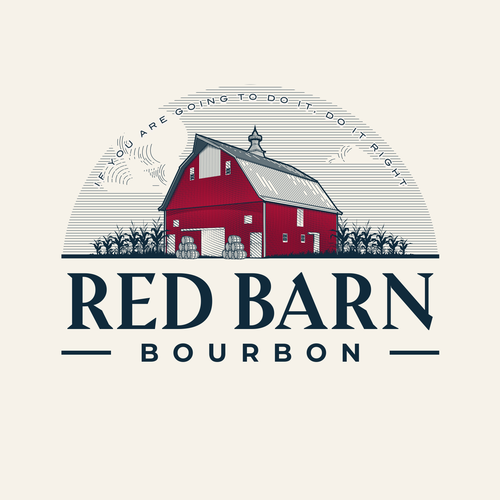 Powerful Logo for our new Bourbon to raise money for Charity in honor of our Dad! Design by RAPUNZEL27