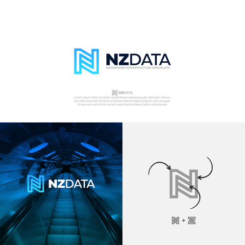 NZ Data New Branding Design by suzie