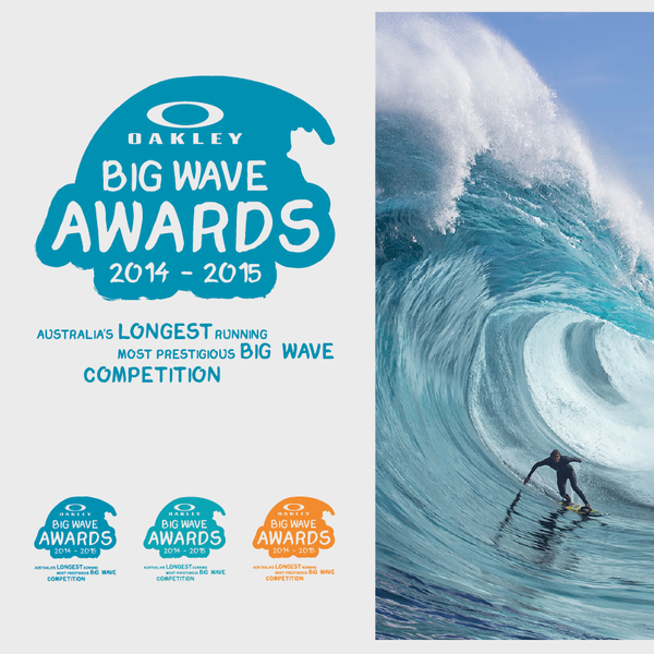 Design by JC. titled "Oakley Big Wave Awards 2014-2015"