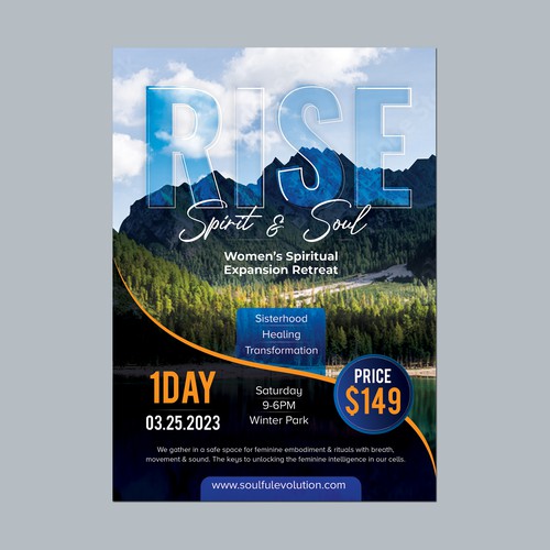 Spiritual Retreat Flyer Design by idea@Dotcom