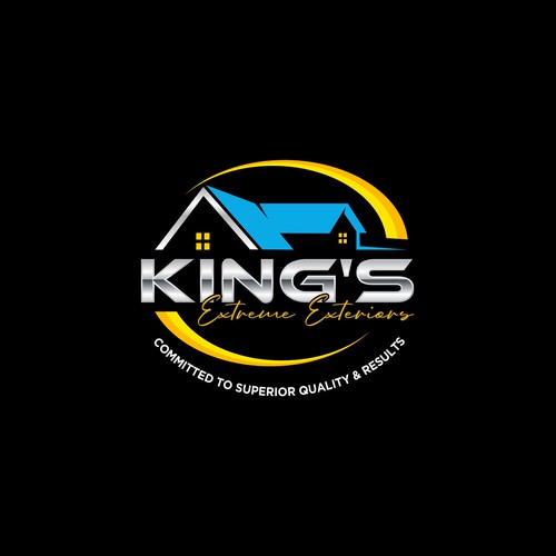 Exterior Construction Company Logo Design by eonesh