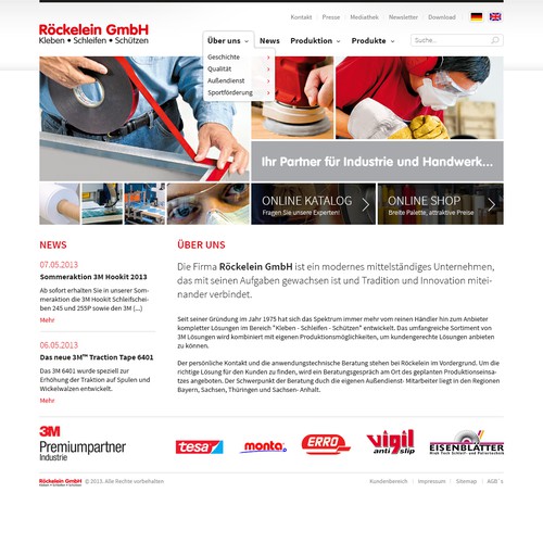 Web page design contest entry by shady_lane