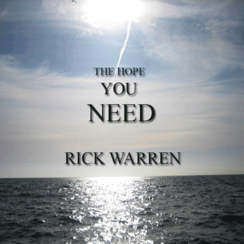 Design Rick Warren's New Book Cover Design by Peesapati Chari