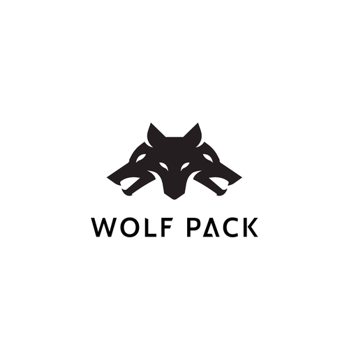Wolf Pack logo design Design by merechesol™