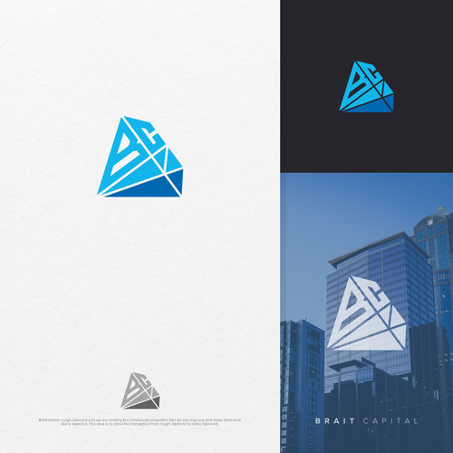 Design a powerful logo that bring diamond to shine for commercial real estate Design by alqarni Studio