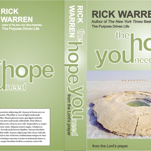 Design Rick Warren's New Book Cover Design réalisé par suntosh