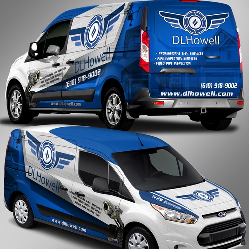 We are an engineering firm in need of a sharp design for a van wrap Design by Lumina CreAtive