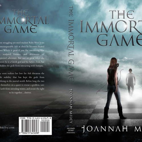 Unique book cover for suspenseful paranormal-romance novel! Design by PINTADO