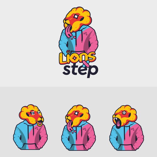 Drippy retro logo for HS Kids in LA Design by Andrii Protsenko