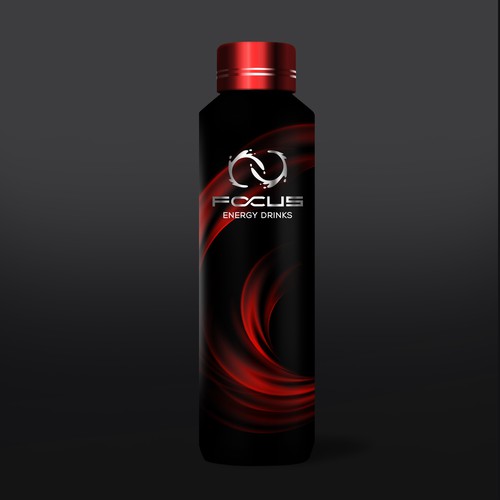 Focus Energy Bottle Design by Creative Selection