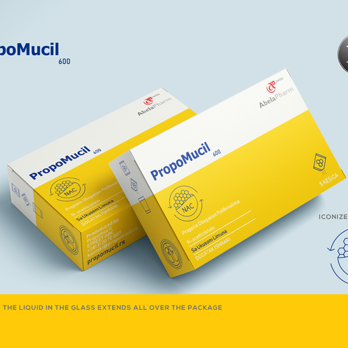 We need a POWERFUL reDesign of mucus relief sachets Design by Sebastian Rubio