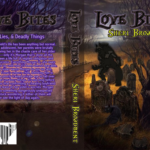 Vintage horror styled book cover Design by Orlando Ortz