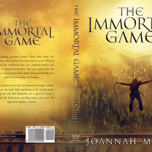 Unique book cover for suspenseful paranormal-romance novel! Design by PINTADO