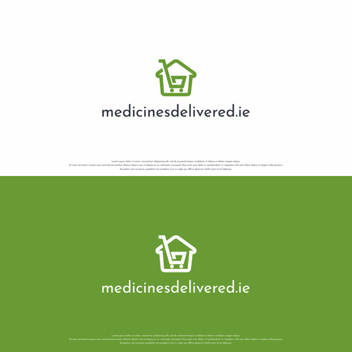 logo for online pharmacy medicinesdelivered.ie Design by Fani008