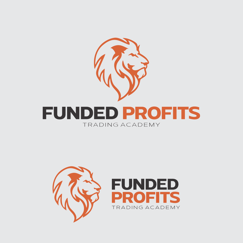 Strong Logo for helping young day traders with hustle win profits with next level trading skills. Design by Warrior Designer