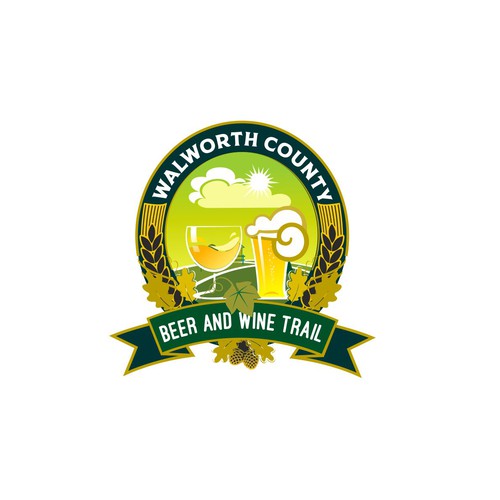Beer and Wine Trail Logo Design by Dmitri Cezaro