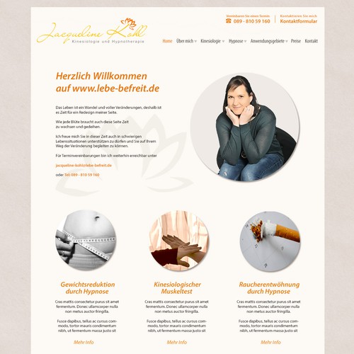 Web page design contest entry by STUDIO15