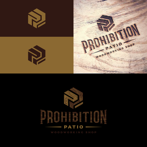 Rustic woodworking logo needed Design by design.empire