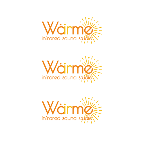 Wärme infrared sauna studio needs a sun or sunset/rise or sunburst logo  (more colors welcome) | Logo design contest | 99designs