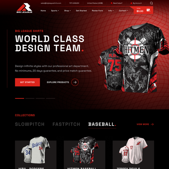 Sports websites - 197+ Best Sports Web Design Ideas 2023 | 99designs ...