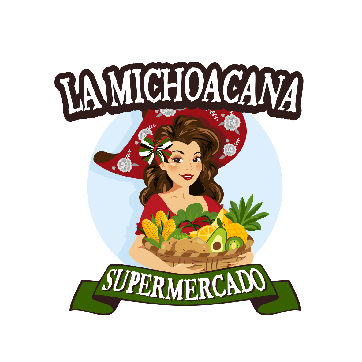 Mexican restaurant logo with the title 'Logo for a Market Store'