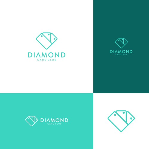 Diamond Card Club logo design Design réalisé par KLBRS