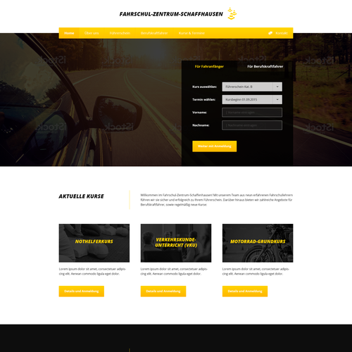WordPress theme design contest entry by fuchs@99