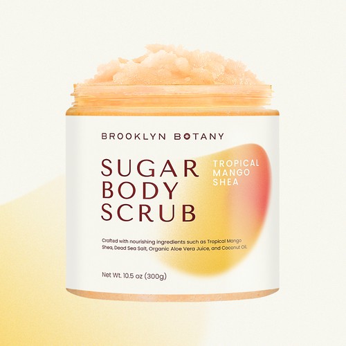 Design  FRESH new packaging for a line of body scrubs Design by Davi Giolo ★