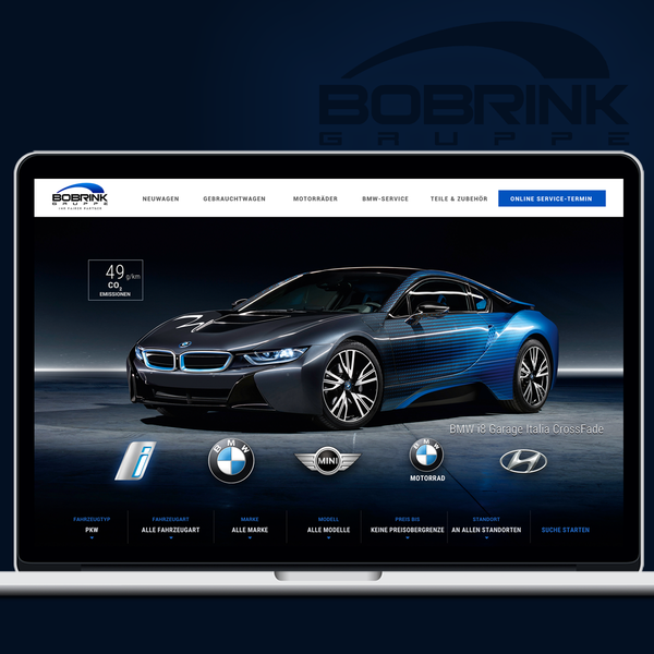 Design by heribert c titled "Website for BMW dealer"