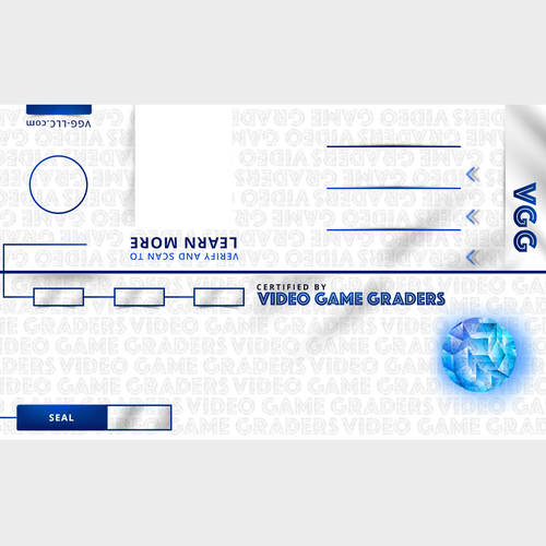 Graded Video Game Label Template Design by William :)