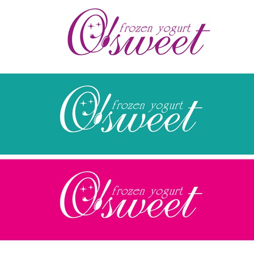logo for O'SWEET    FROZEN  YOGURT Ontwerp door AndSh