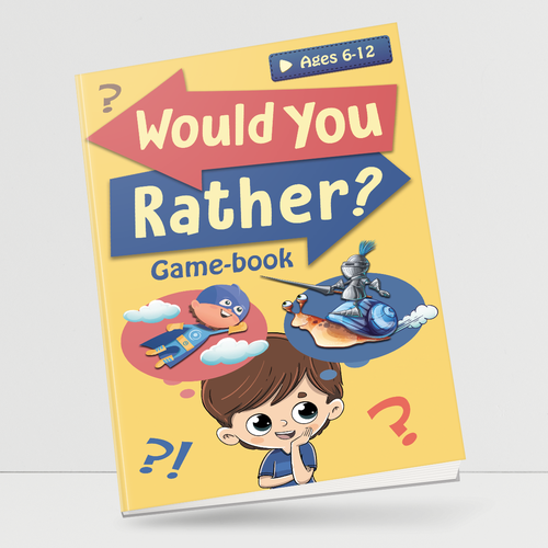 Fun design for kids Would You Rather Game book Réalisé par Krisssmy