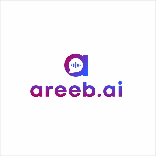 interactive visual bot that uses ai to talk to people, areeb is an Arabic female name Design by mahesabenar