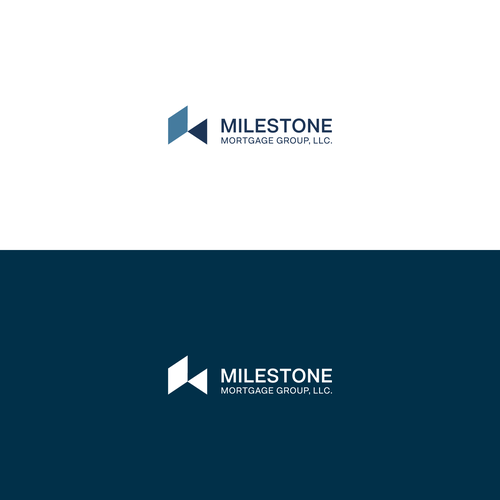 Milestone Mortgage Logo Design by Alex Kotenko