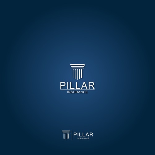 Create an appealing logo for Pillar Insurance Logo