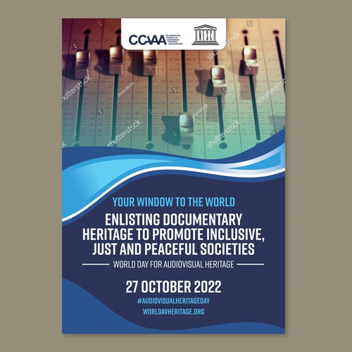 Poster Design for a worldwide audiovisual event Design von Dzhafir