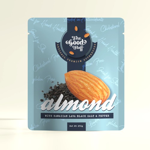 Design a standout packaging for a Nuts & Seeds Standee Pouch Design by Lady Goga