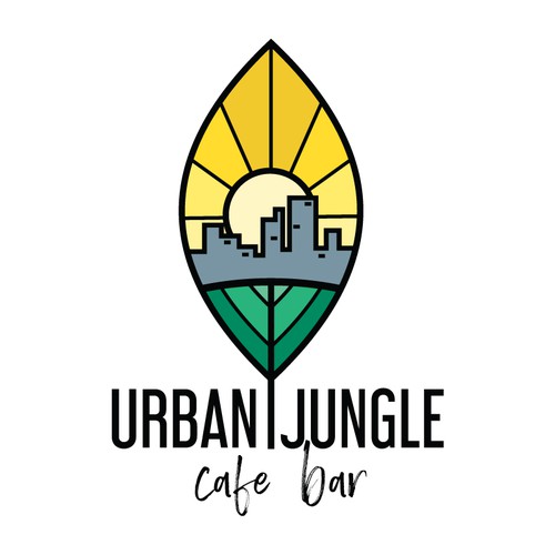 Logo for "Urban Jungle - Bar" - a jungle themed, modern and innovative restaurant Design by emygraph