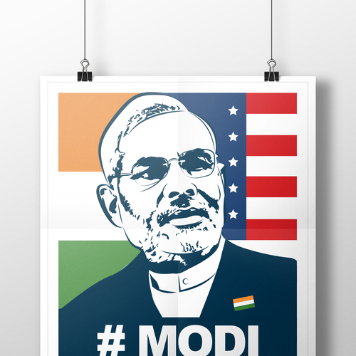 Create an iconic international political image Design by Sijin Gopinathan