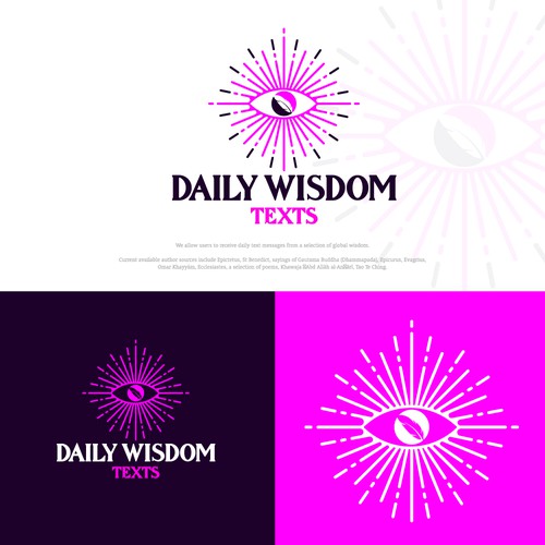 Daily Wisdom Texts - "Daily text messages from a selection of global wisdom" Design by Hamlet/simba14