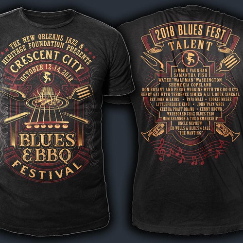 2018 Crescent City Blues & BBQ Festival Design by ***CRISDYANGEL***