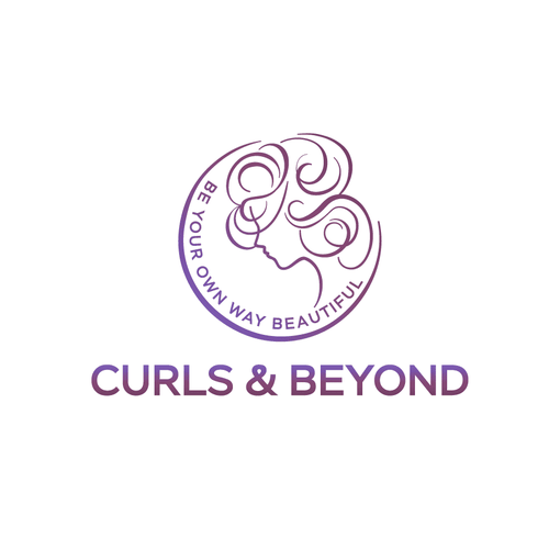 Logo for curly hair brand Diseño de designer Ha