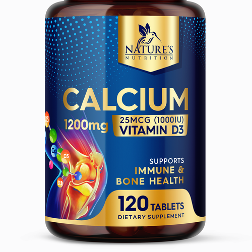 Calcium Plus Vitamin D3 Design Needed for Nature's Nutrition Design by Encephalon™