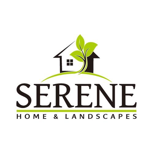 logo for Serene Home & Landscapes Design by Kangkinpark